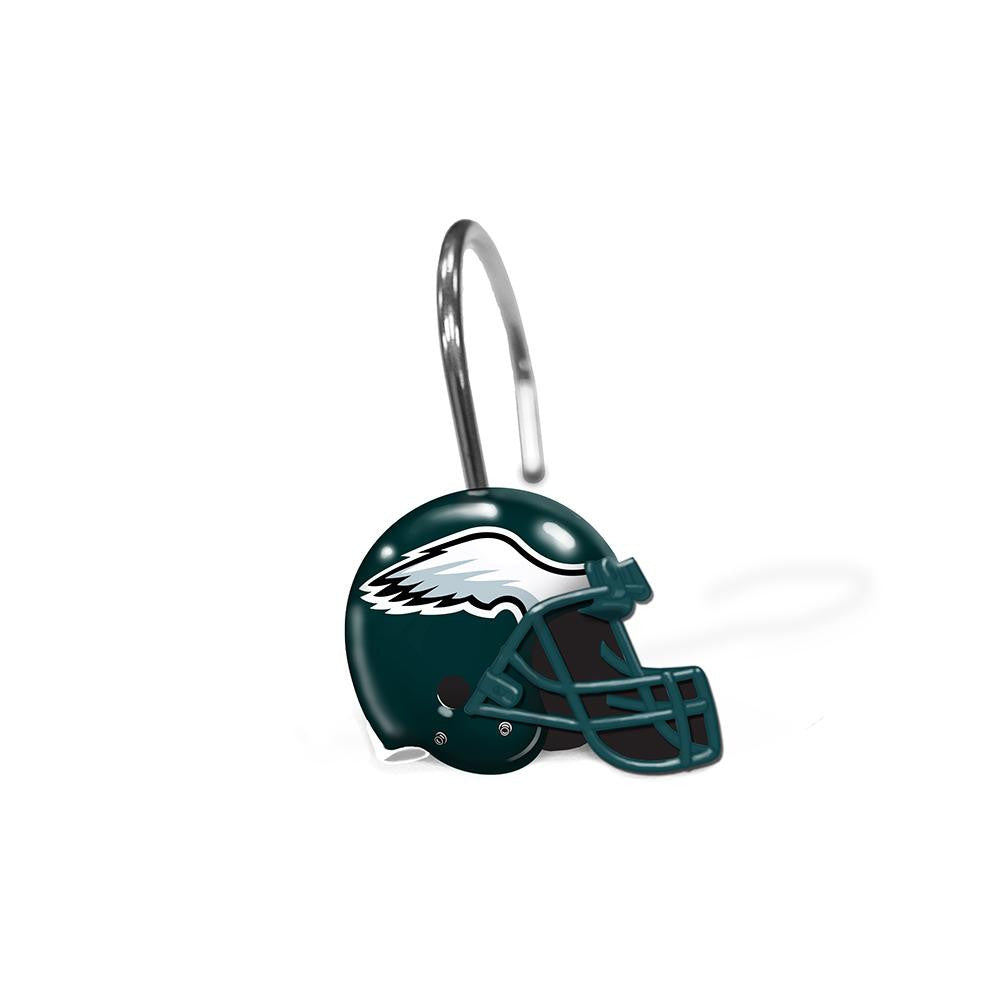 Philadelphia Eagles NFL Shower Curtain Rings