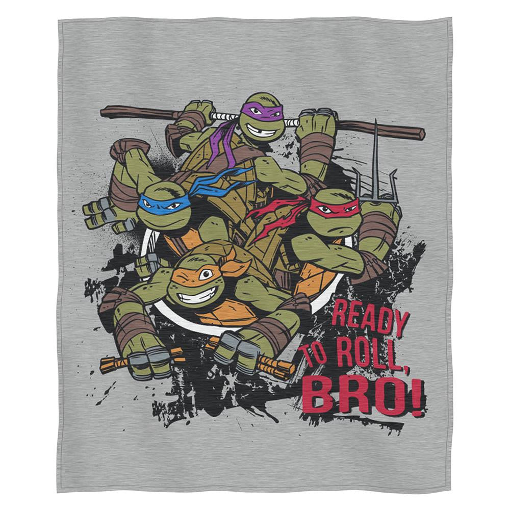 TMNT Turtle Roll  Sweatshirt Throw (50 x 60)