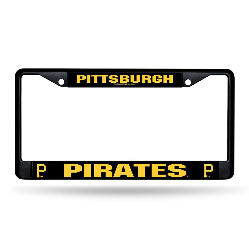 Pittsburgh Pirates MLB Black License Plate Frame