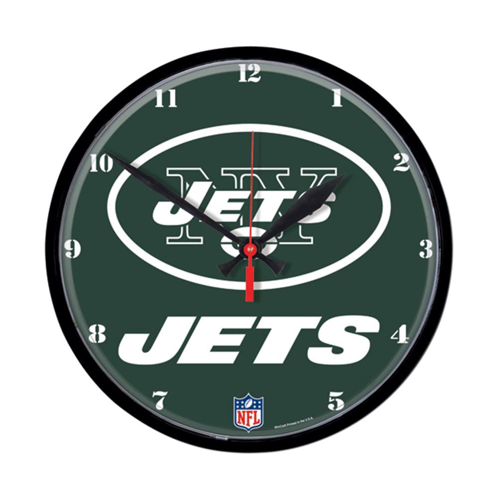 New York Jets NFL Round Wall Clock