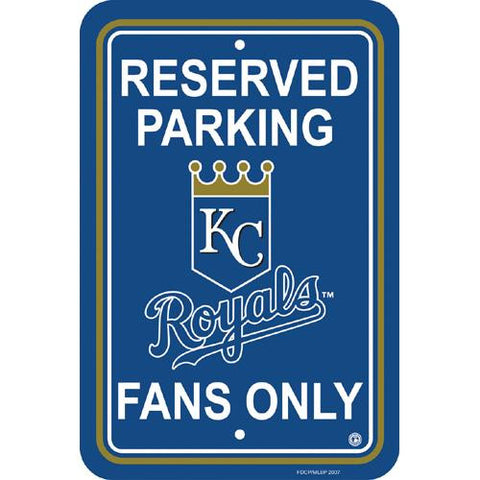 Kansas City Royals MLB Plastic Parking Sign