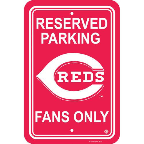 Cincinnati Reds MLB Plastic Parking Sign