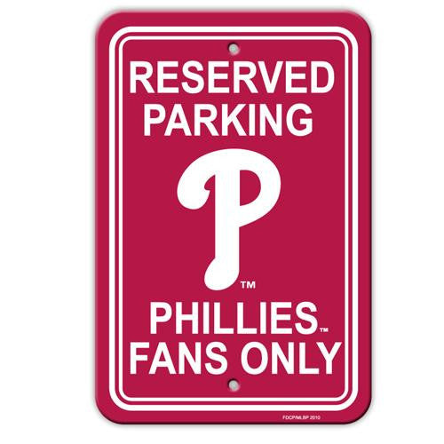 Philadelphia Phillies MLB Plastic Parking Sign