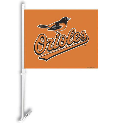 Baltimore Orioles MLB Car Flag W-Wall Brackett