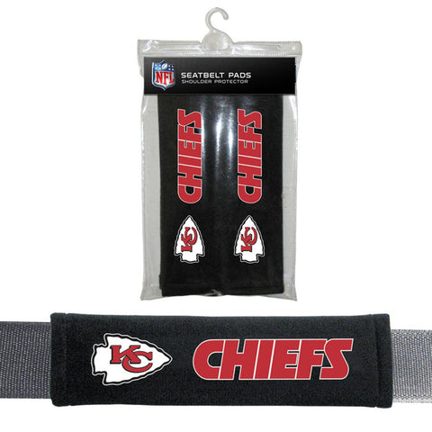 Kansas City Chiefs NFL Seatbelt Pads (Set of 2)