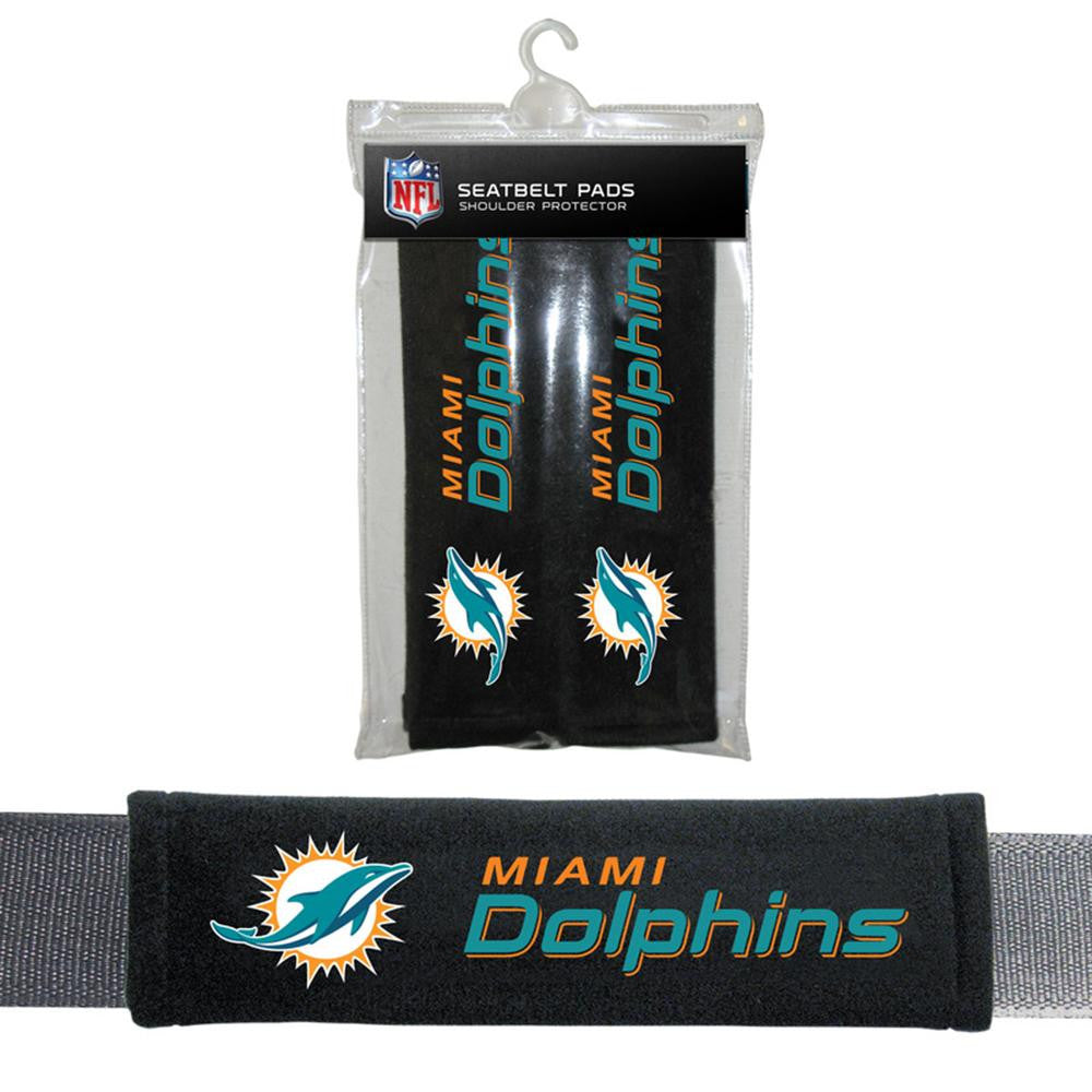 Miami Dolphins NFL Seatbelt Pads (Set of 2)