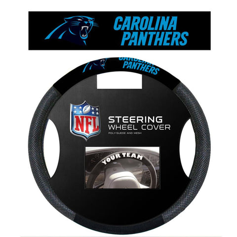 Carolina Panthers NFL Poly-Suede Steering Wheel Cover