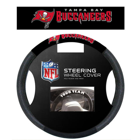 Tampa Bay Buccaneers NFL Poly-Suede Steering Wheel Cover