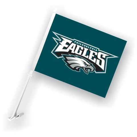 Philadelphia Eagles NFL Car Flag with Wall Brackett