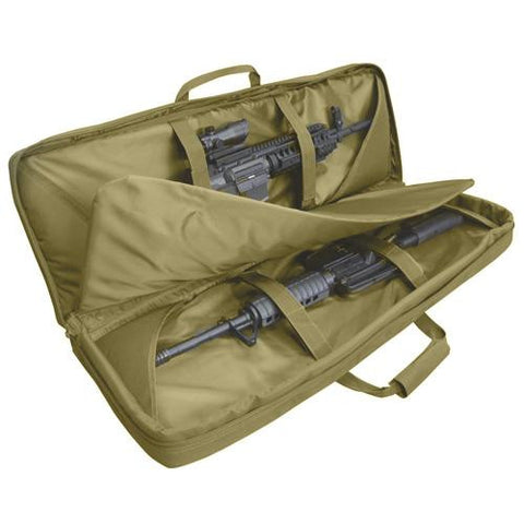 Condor 36in Double rifle case (3 detachable pouches) Color: Tan