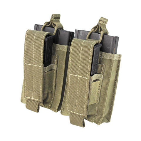 Double M14 Kangaroo Mag Pouch - Color: Tan