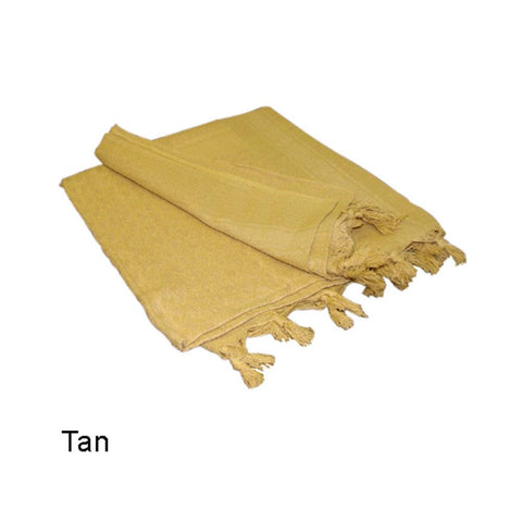 Shemagh 100% Cotton - Color: Tan