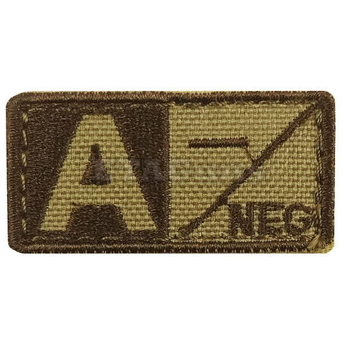A Blood Type Patch Positive (6 Pack) Color- Tan-Brown