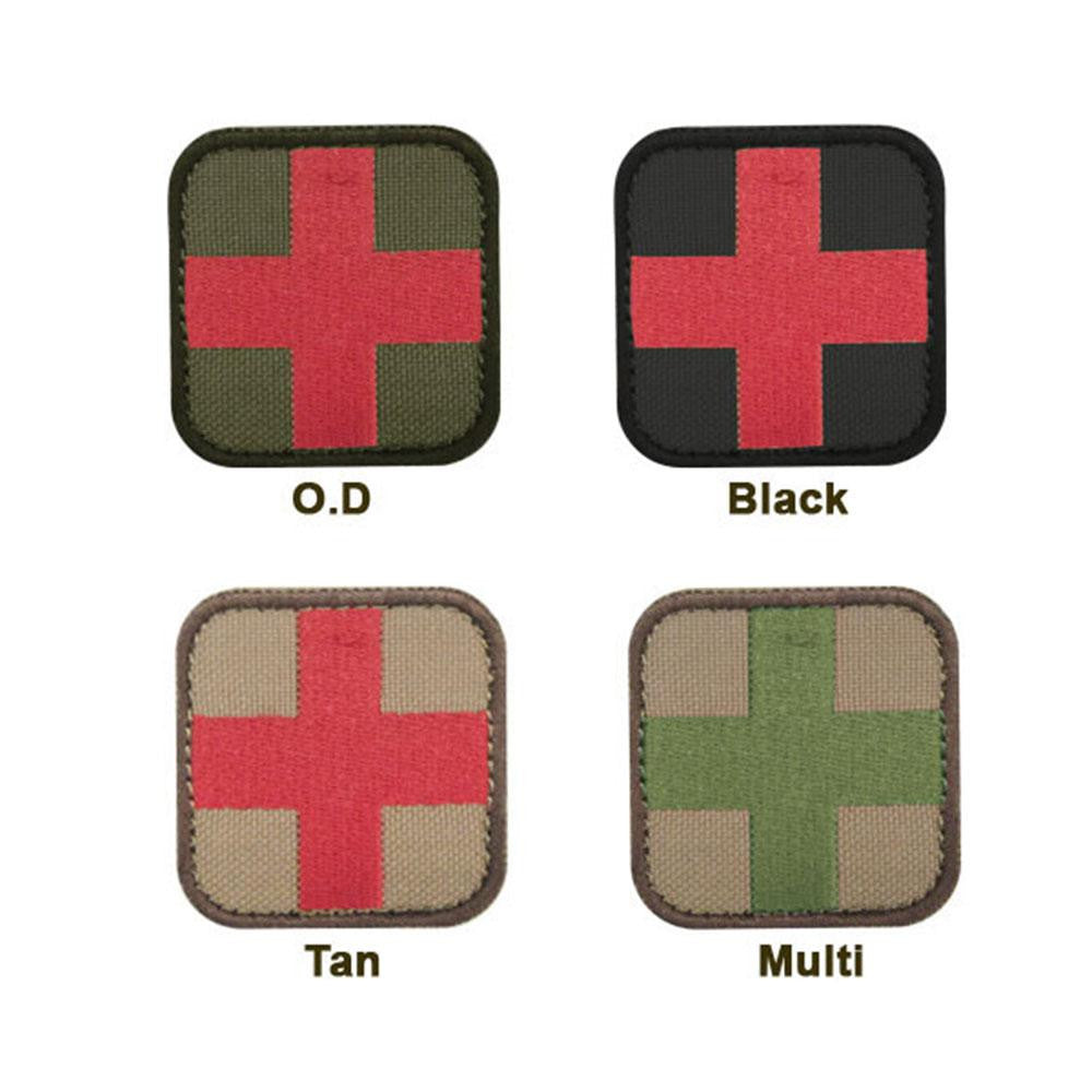 Medic Patch (6 Pack) Color- Black-Red