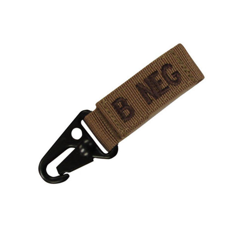 Blood Type Key Chain (AB Positive) Color- Tan