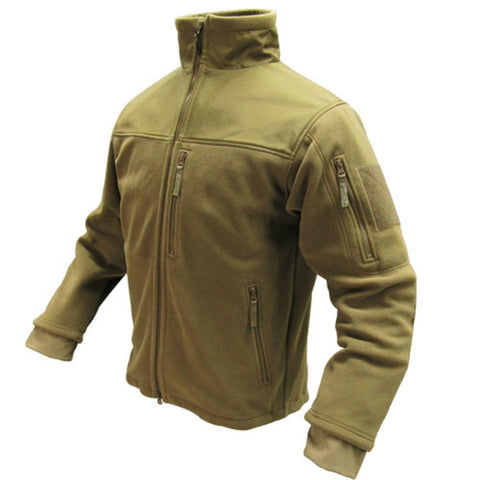 Alpha Fleece Jacket Color- Tan