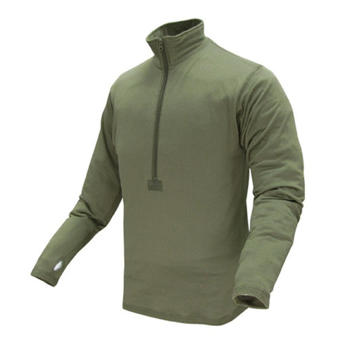Base II Zip Pullover Color- OD Green