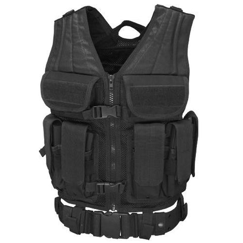 Elite Tactical Vest - Color: Black