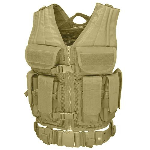 Elite Tactical Vest - Color: Tan
