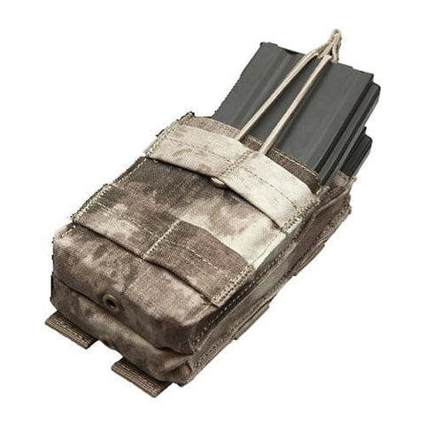 Single Stacker M4 Magazine Pouch (Hold 2 Mags) Color: A-TACS