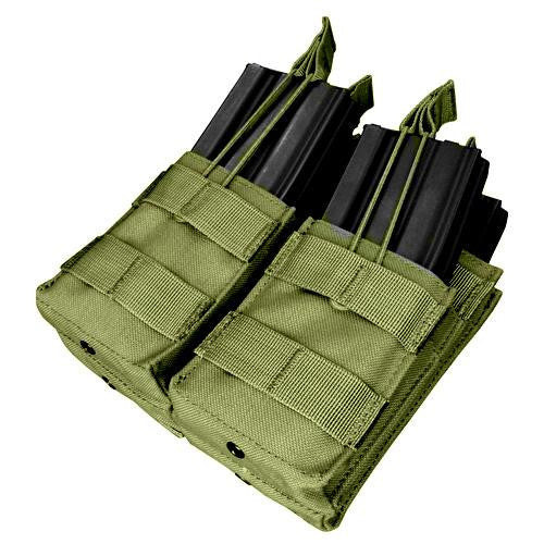 Double Stacker M4 Magazine Pouch (Hold 4 Mags) Color: OD Green