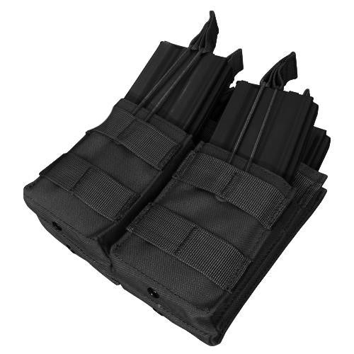 Double Stacker M4 Magazine Pouch (Hold 4 Mags) Color: Black