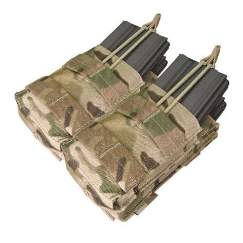 Double Stacker M4 Magazine Pouch (Hold 4 Mags) Color: Multi-Cam