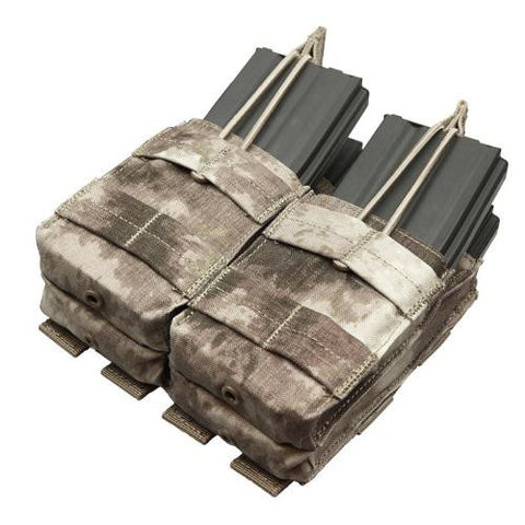 Double Stacker M4 Magazine Pouch (Hold 4 Mags) Color: A-TACS
