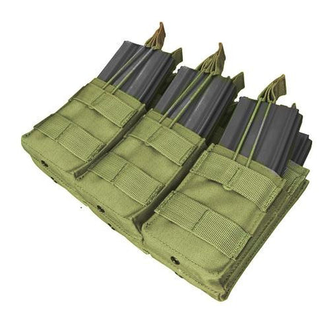 Triple Stacker M4 Magazine Pouch (Hold 6 Mags) Color: OD Green