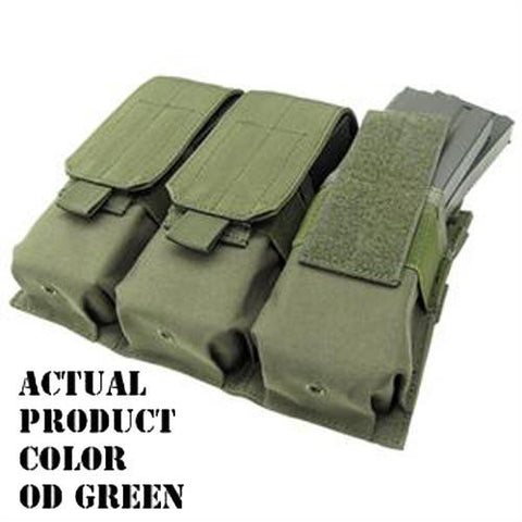 Triple M4 Mag Pouch - Color: OD Green