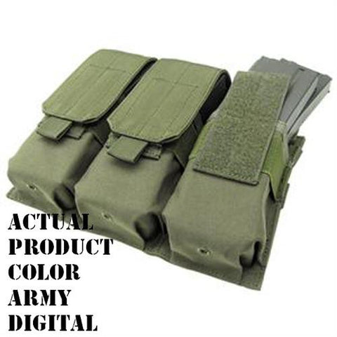Triple M4 Mag Pouch - Color: Army Digital