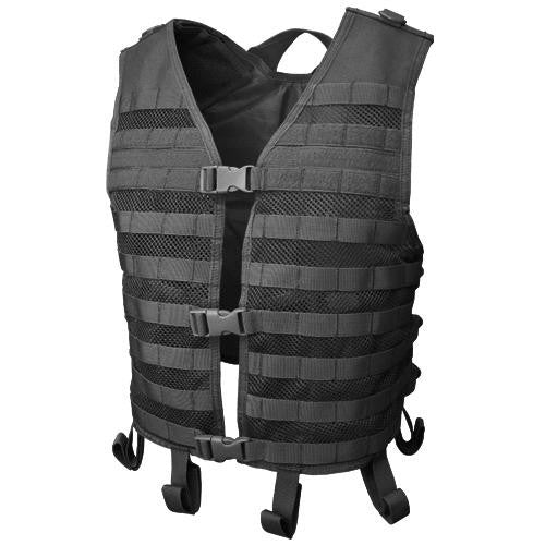 Mesh Hydration Tactical Vest - Color: Black