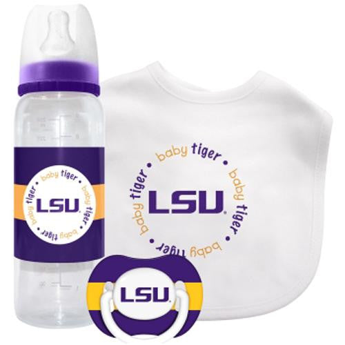 LSU Tigers NCAA Baby Gift Set