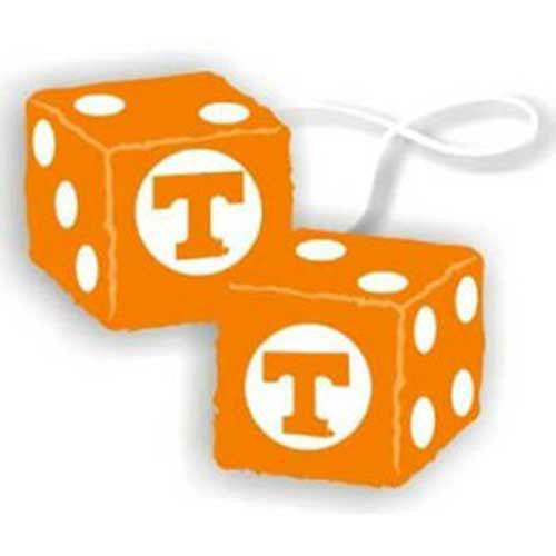 Tennessee Volunteers NCAA 3 Car Fuzzy Dice