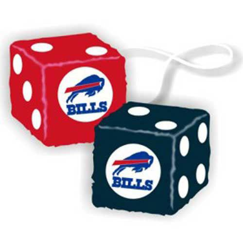 Buffalo Bills NFL 3 Car Fuzzy Dice