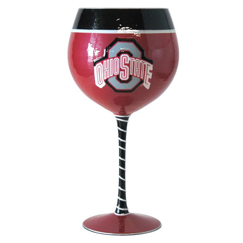 Ohio State Buckeyes NCAA Artisan Wine Glass