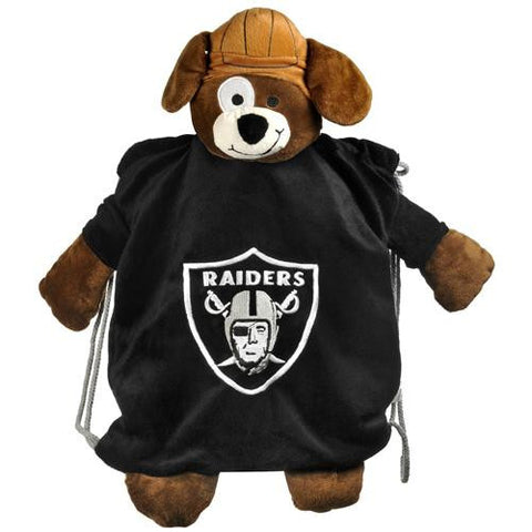 Oakland Raiders NFL Plush Mascot Backpack Pal