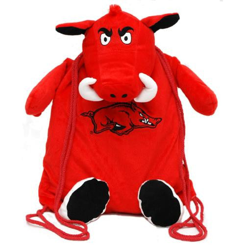 Arkansas Razorbacks NCAA Plush Mascot Backpack Pal