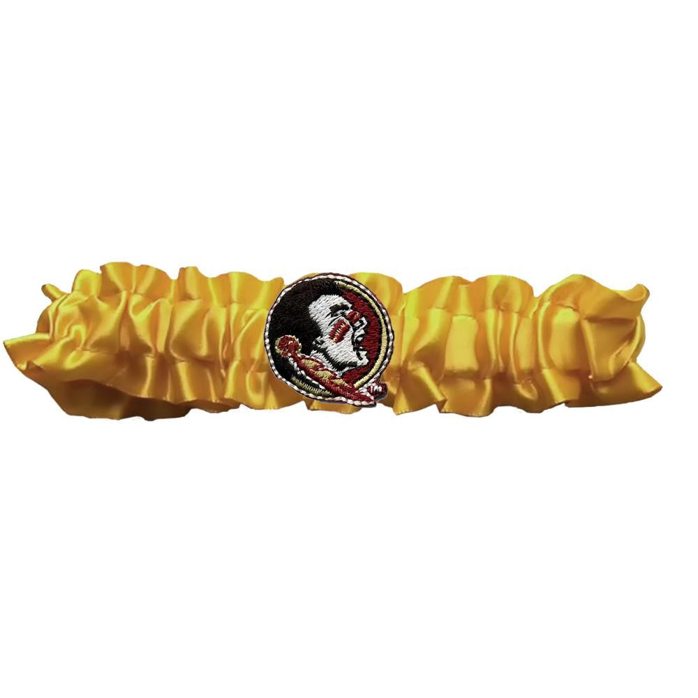 Florida State Seminoles NCAA Dainty Satin Garter (Gold)