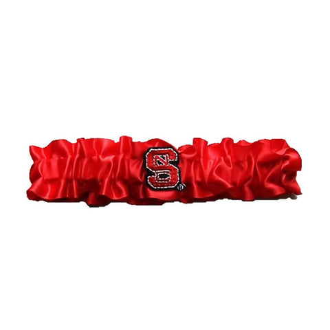 North Carolina State Wolfpack NCAA Dainty Satin Garter (Red)