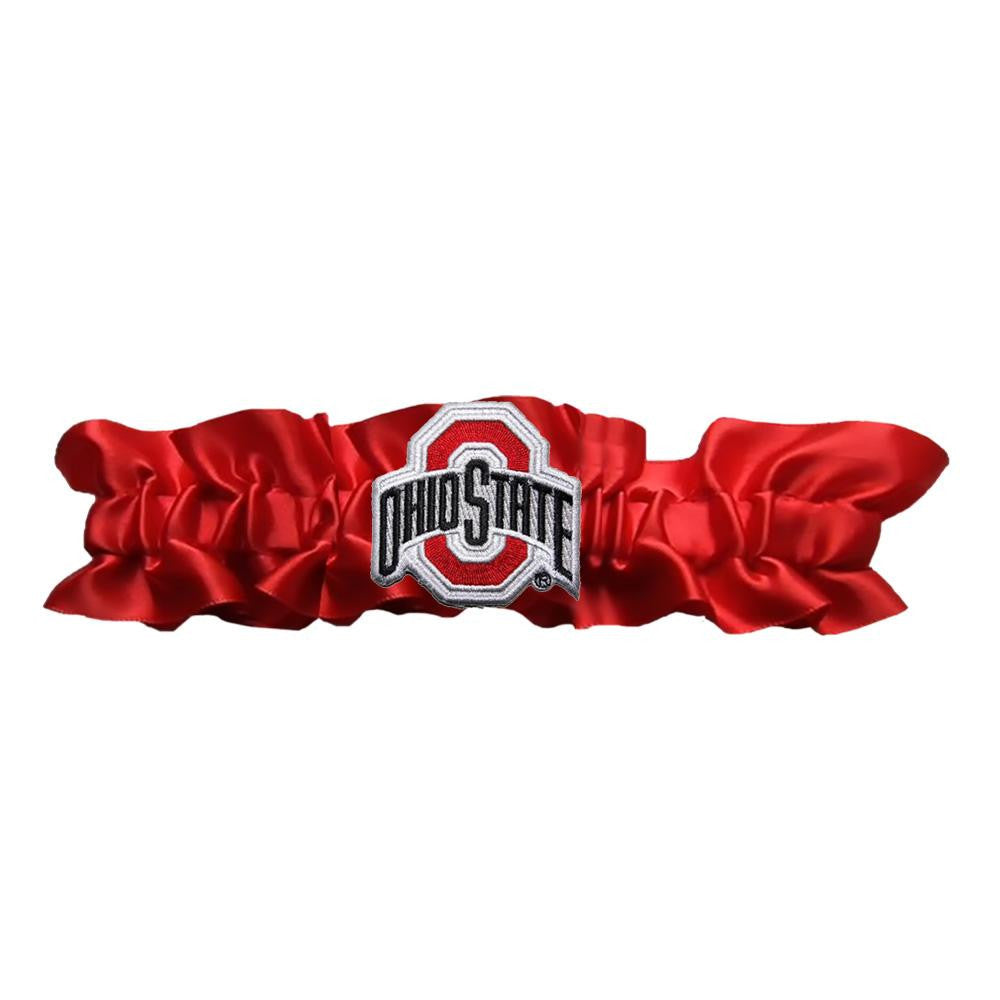 Ohio State Buckeyes NCAA Dainty Satin Garter (Red)