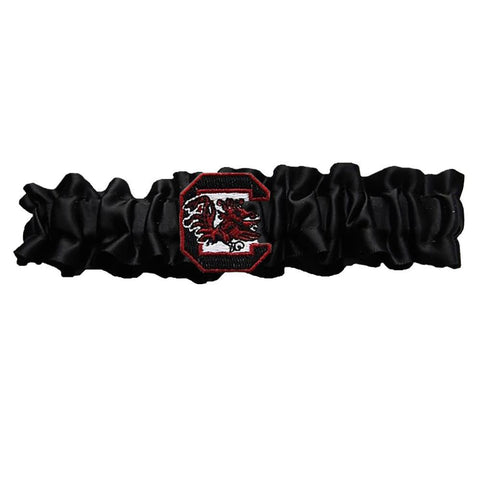 South Carolina Gamecocks NCAA Dainty Satin Garter (Black)