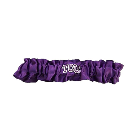 Texas Christian Horned Frogs NCAA Dainty Satin Garter (Purple)