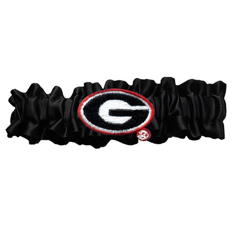 Georgia Bulldogs NCAA Satin Garter (Black)