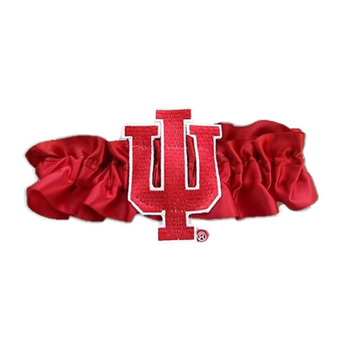 Indiana Hoosiers NCAA Satin Garter (Red)