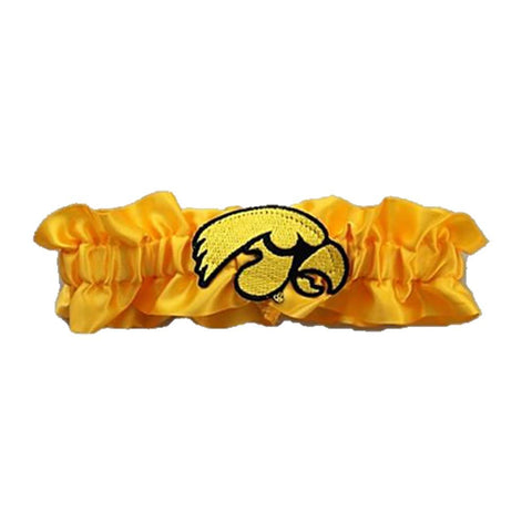 Iowa Hawkeyes NCAA Satin Garter (Yellow)