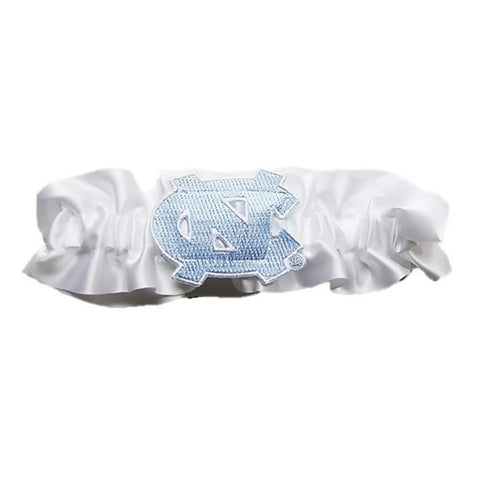 North Carolina Tar Heels NCAA Satin Garter (White)