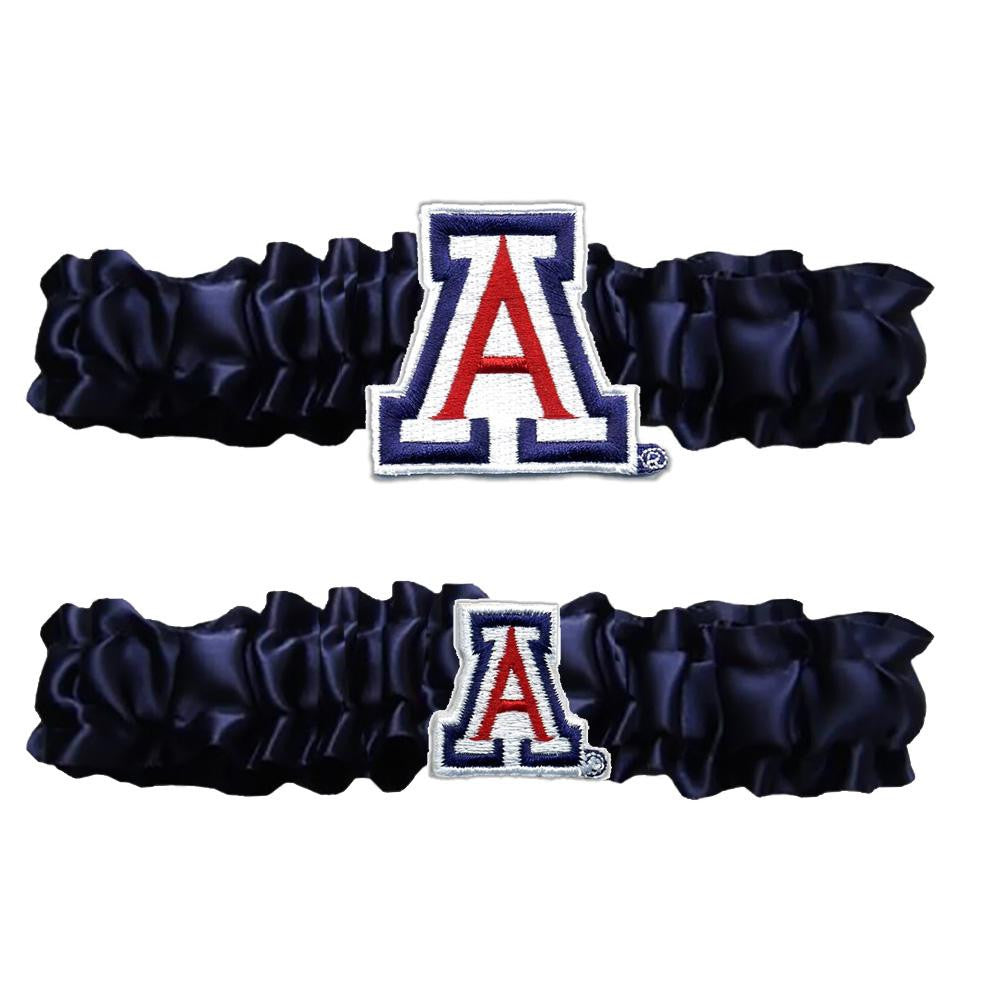 Arizona Wildcats NCAA Garter Set One to Keep One to Throw (Navy Blue-Navy Blue)