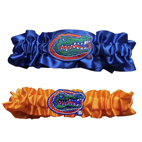 Florida Gators NCAA Garter Set One to Keep One to Throw (Royal Blue-Orange)