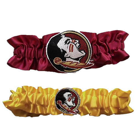 Florida State Seminoles NCAA Garter Set One to Keep One to Throw (Maroon-Gold)